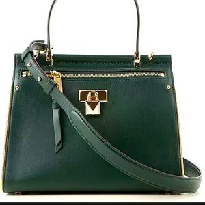 Michael Kors Jasmine Large Leather Satchel
